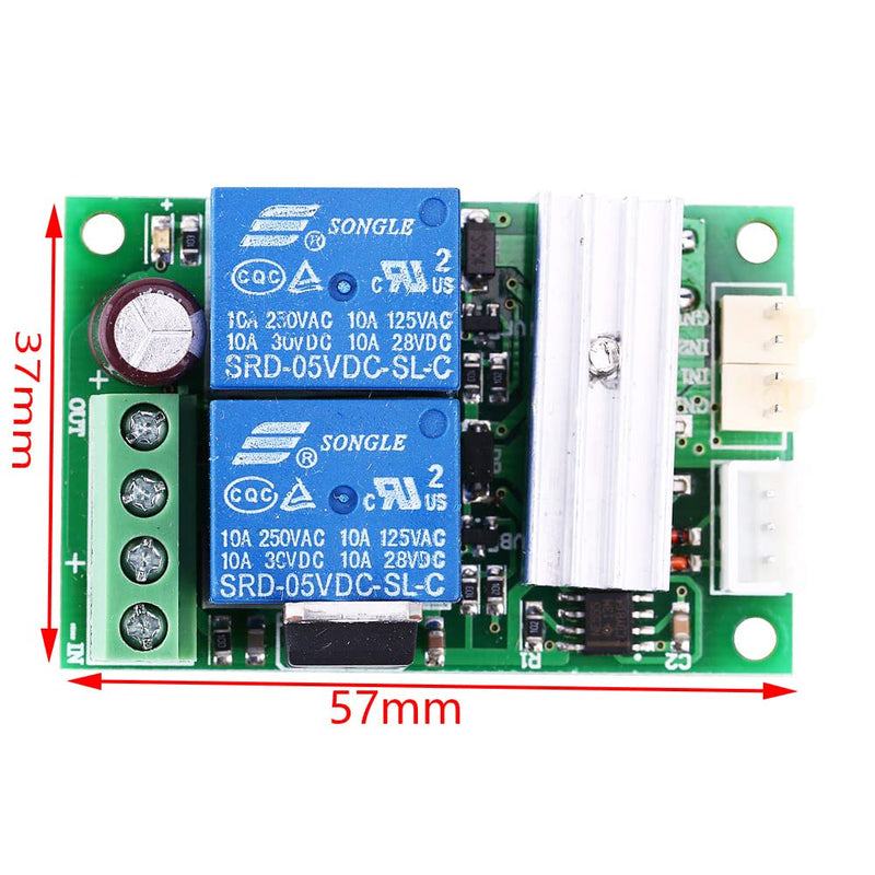 RUNCCI-YUN 6V 12V 24V DC 3A PWM Motor Speed Controller, DC Motor Controller, Reversible PWM Controller 12V 24V Forward Reverse Switch