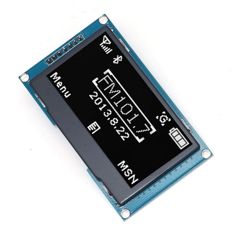 DollaTek 2.42" 128X64 OLED Display Module IIC I2C - Serial Peripheral for UNO R3 - White Font