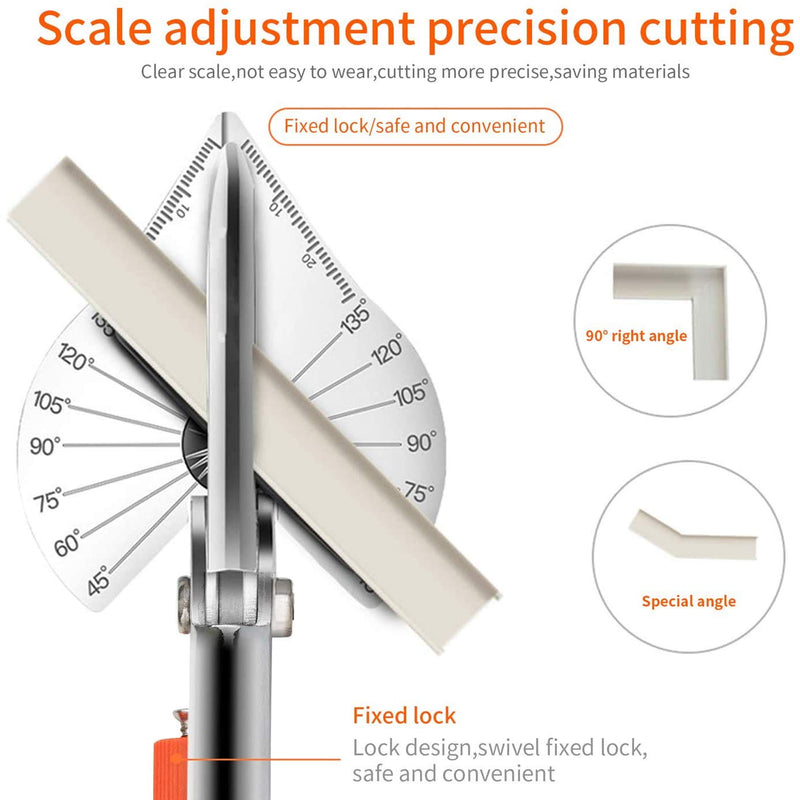 Miter Shears Replacement Blade SK5 Steel Angle shears Blade,Multifunctional Angle Scissors SK 5 Blade, 3 pcs Miter Trim Cutter Replacement Blade for Cuts From 45 To 135 Degree Miter Cutter .