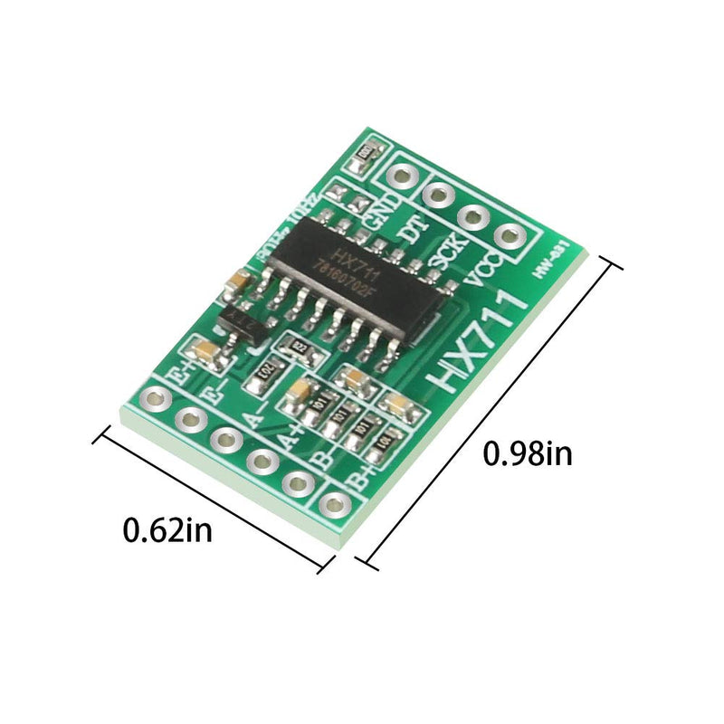 AiTrip 6pcs Hx711 Weight Weighing Load Cell Conversion Module Sensors Ad Module for Arduino Microcontroller