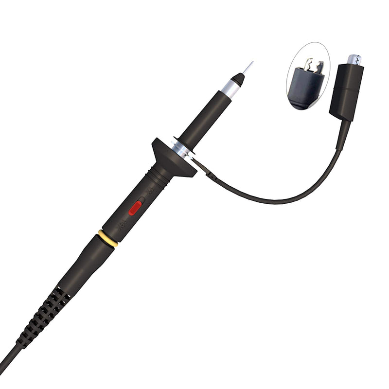 Goupchn MCX Oscilloscope Probe 60MHz 1X 10X Alligator Clip for Mini DSO Nano Portable Oscilloscope DS201 DS202 DSO201 DSO202 VC101 VC102 with Accessory Kit