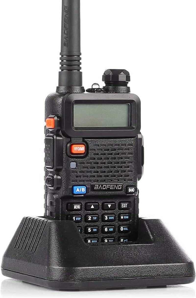Li-ion Battery Desktop Charger for Baofeng UV-5R UV-5RA UV-5RB UV-5RC UV-5RD UV-5RE UV-5RePlus TYT TH-F8 Two Way Radio with USB Cable