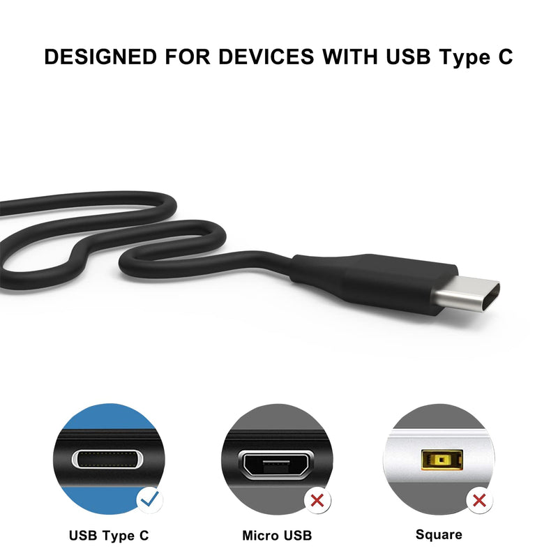 65W 45W USB C Laptop Charger for Lenovo ThinkPad T480 T480s T490 T490s T580 T590 L380Â ThinkPad X1 X280 X380 X390 P52s P53s t14 E14 Yoga 730 920 940 Type C AC Adapter GX20M33579 ADLX65YDC2A ADLX65YCC2A