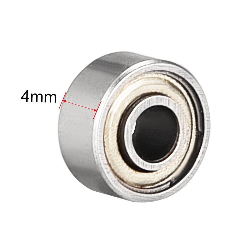 uxcell 693ZZ Deep Groove Ball Bearing Double Shield 693-2Z 2080093, 3mm x 8mm x 4mm Carbon Steel Bearings (Pack of 20) 3mmx8mmx4mm