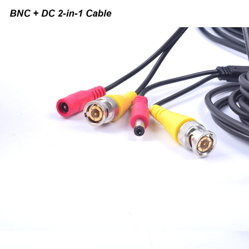 65 Feet EKYLIN All-in-One BNC Video Extension Cable with Power DC Connector for Security Camera Home Surveillance CCTV Closed-Circuit TV System 20m/65ft