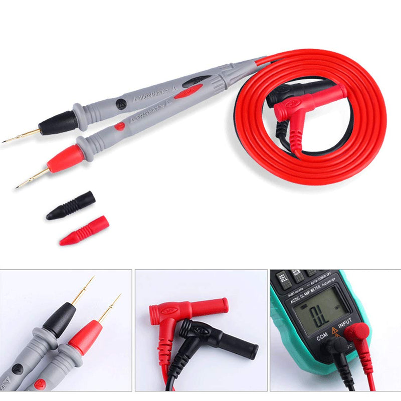 uxcell Multimeter Test Leads, Digital Multimeter Probe Tester Lead Wire Pen Cable with Alligator Clips,1000V 20A, 4-in-1 Set