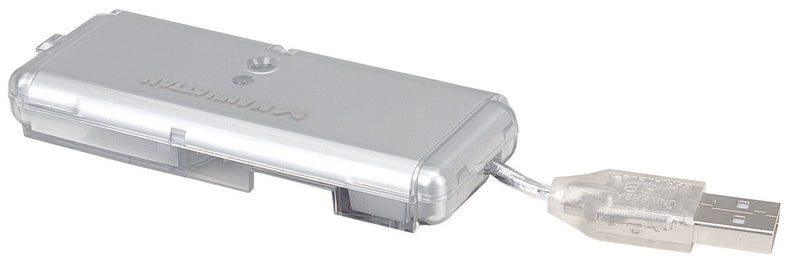 Manhattan 4-Port Hi-Speed USB Pocket Hub - Silver (160599)