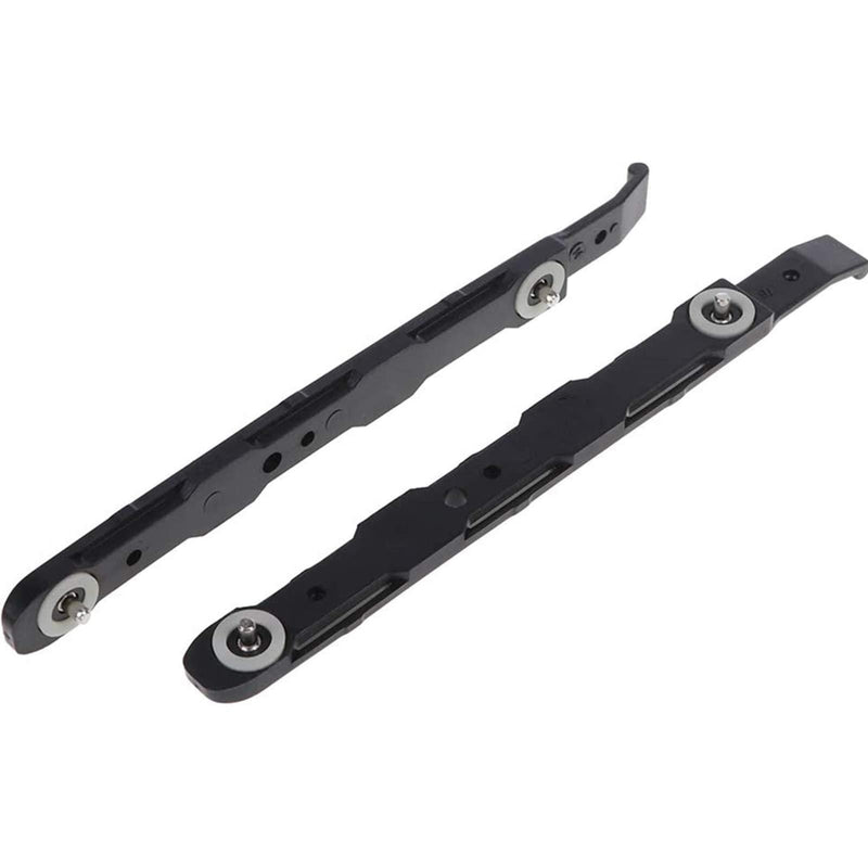 Uoeo 8 Pack Chassis Hard Drive Mounting Plastic Rails Chassis Hard Drive Rails, Black