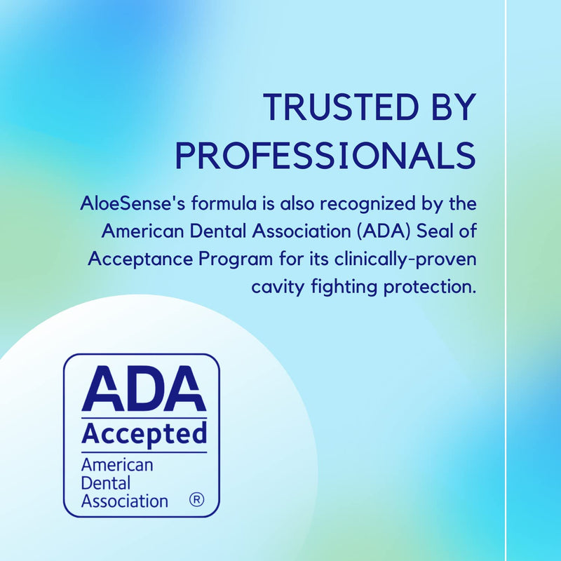 AloeSense Fluoride Toothpaste - Naturally Soothing Care for Sensitive Teeth & Gums - Infused with Gentle Aloe Vera & a Fresh Mint Taste - Natural Toothpaste Free-from Parabens & GMOs - (5oz, 1 Count) Regular (1-pack)