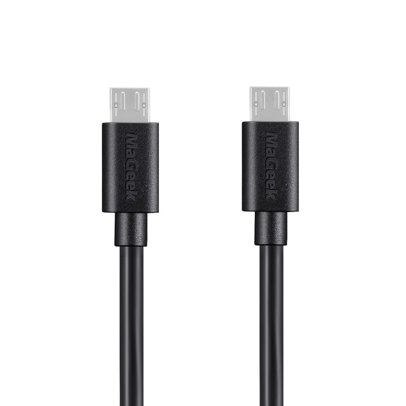Micro USB Cable (2-Pack)(10ft), MaGeek Extra Long High Speed USB Charge and Sync Cord for Samsung, Nexus, LG, Motorola, Android Smartphones and More (Black) 2pcs_Black