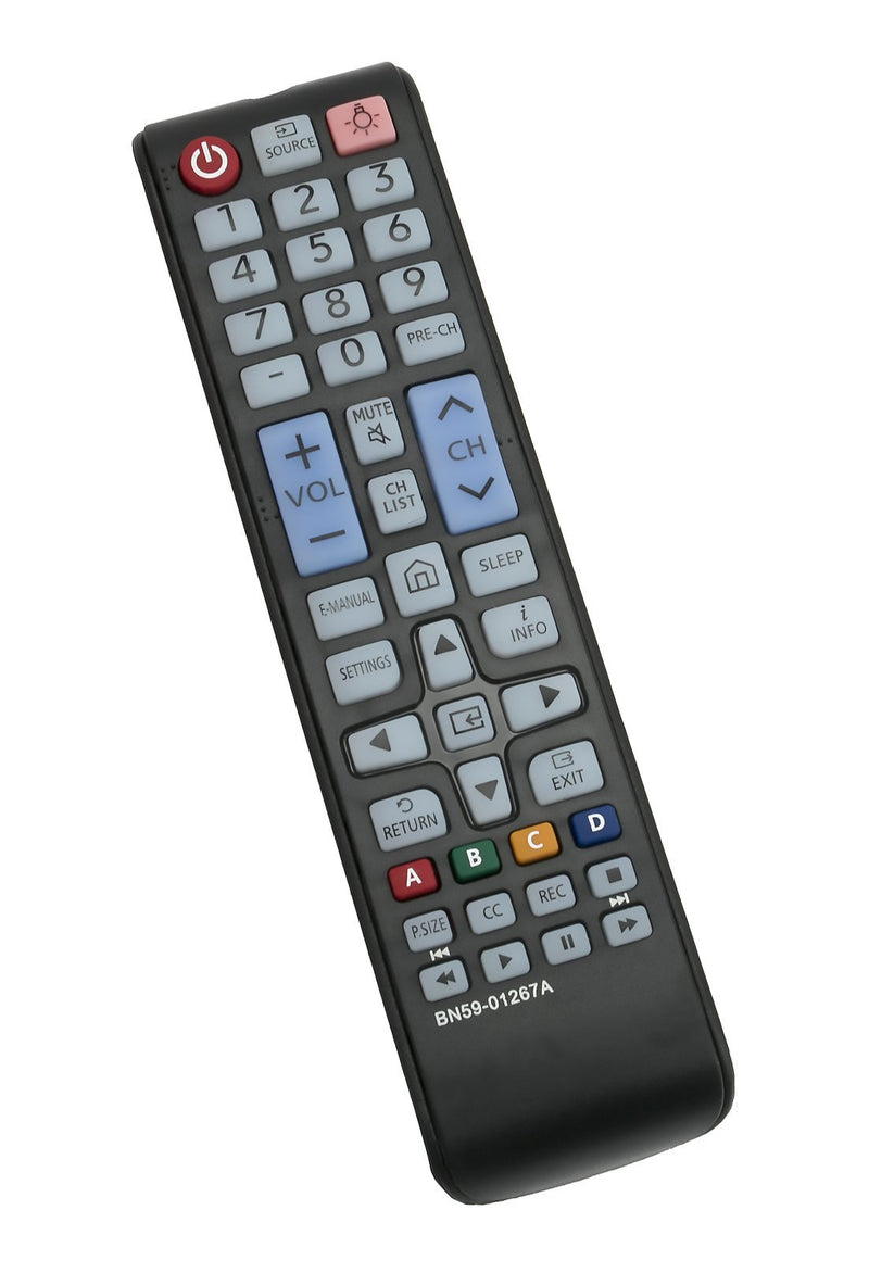 New BN59-01267A Replaced Remote Control for Samsung HDTV UN40M530DAFXZA UN43MU6290FXZA UN49M530DAFXZA LN32C450E1V UN32M530DAFXZA UN49MU6290FXZA UN55MU6290FXZA UN65MU6290FXZA