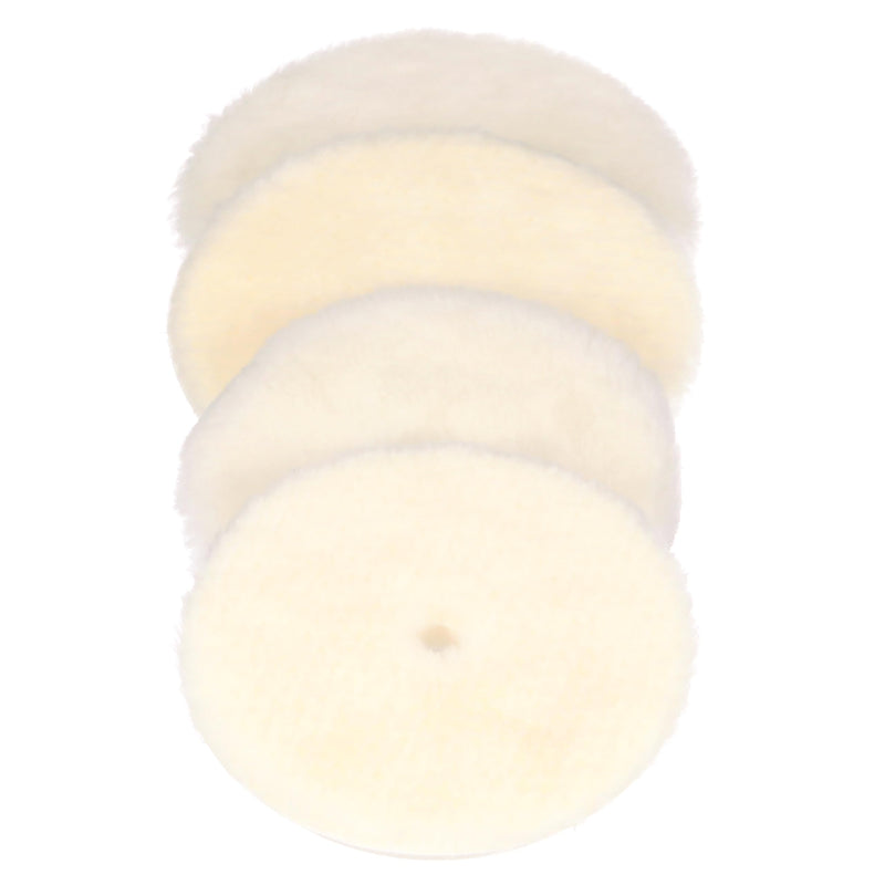 3M Perfect-It polishing pad with polishing fur for eccentric polishing machine, coarse, white, 130 mm (5 in), 34120 130.0 mm coarse wool