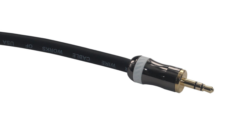 KK-A3.5to4 HiFi Cable Professional Cable, 3.5mm Male to 4-Male RCA Audio Adapter Cable, Stereo Audio Splitter Cable, Gold Plated Plug, 4n OFC Pure Copper Wire - 3.28ft (1M) KK-A3.5to4