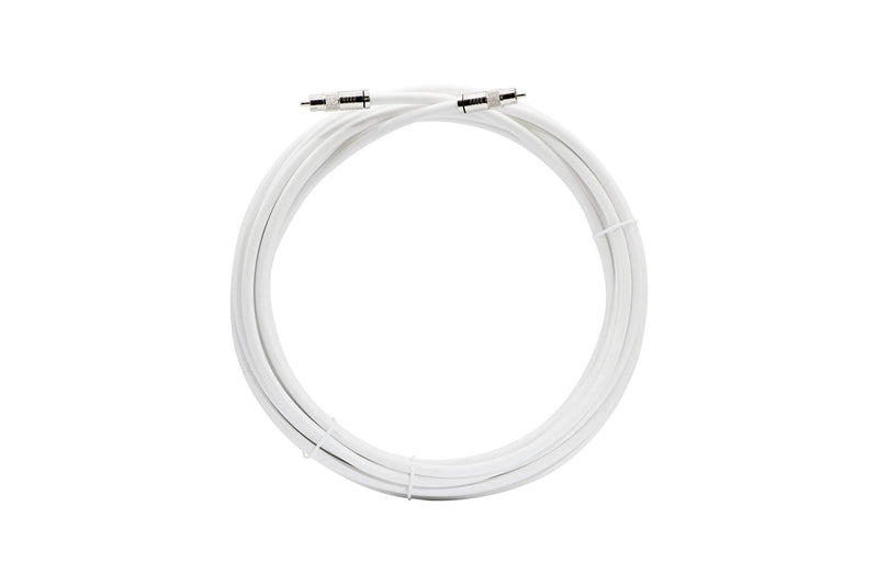 Digital Audio Cable - Digital Coaxial Cable with RCA Connections, 75 Ohm Coax - Subwoofer Cable - (S/PDIF) White RCA Cable, 35 Feet 35 Feet (10.5 Meter)