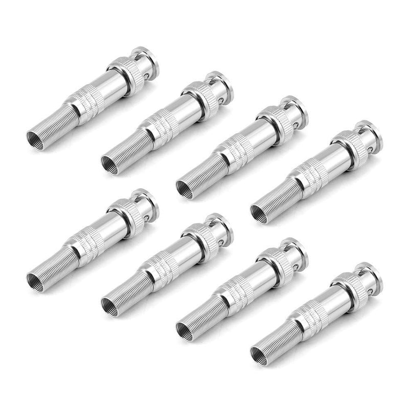 Swann BNC Silver Male RG-59 Cable Connector (8 Pack)