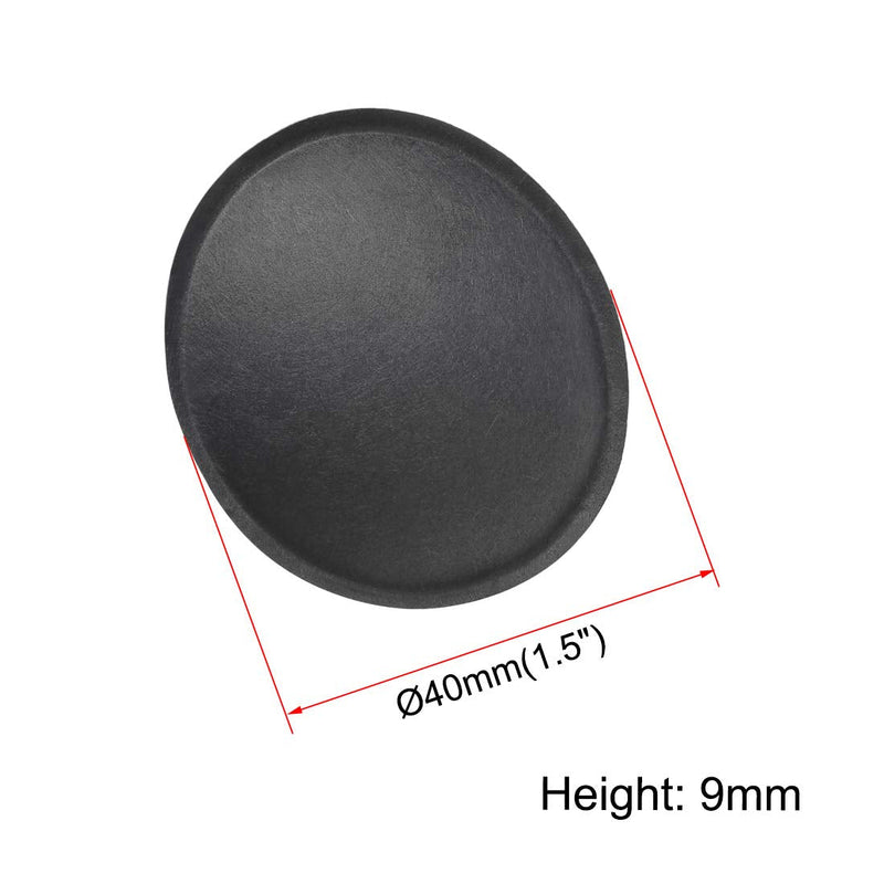 uxcell Speaker Dust Cap 40mm/1.5" Diameter Subwoofer Paper Dome Coil Cover Caps 4 Pcs