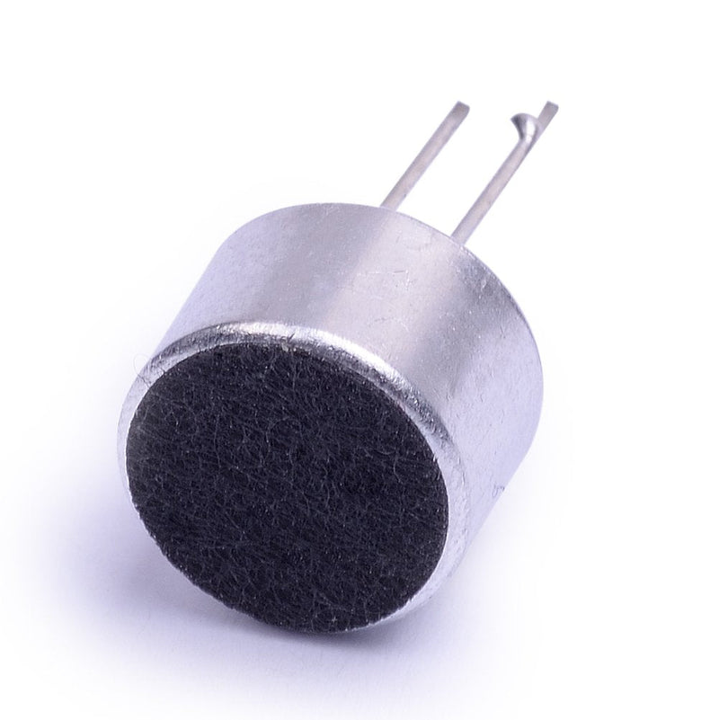 Cylewet 10Pcs Cylindrical Electret Condenser Microphone Pickup with 2 Pins 9Ã—7mm for Arduino (Pack of 10) CYT1013