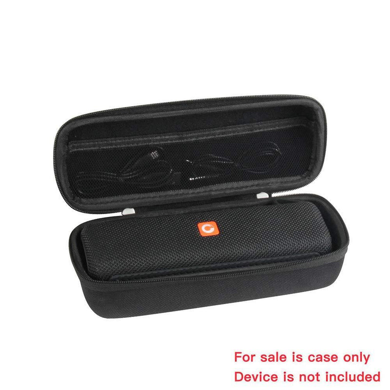 Hermitshell Travel Case Fits DOSS E-go II Portable Bluetooth Speaker (Black) Black