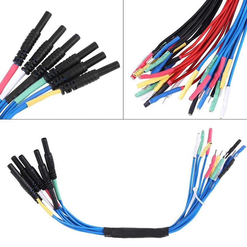 HT306 6 Channel Universal Break Out Leads for Auto Diagnostic Oscilliscope(Black)