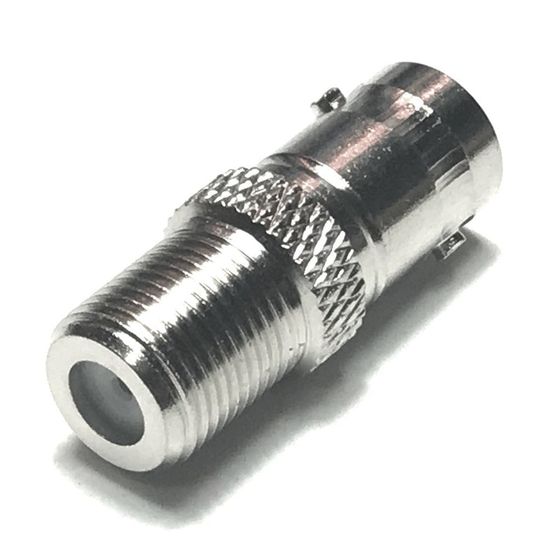 CESS BNC Female to F typeFemale CCTV Security Camera RF/Coaxial Adapter Connector (jcx) (4 Pack)