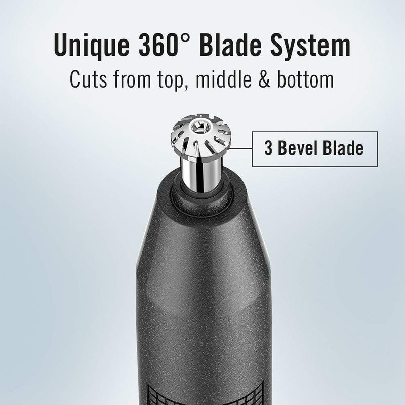 ConairMAN Battery-Powered Ear and Nose Hair Trimmer Men's: Detailer and Shaver Attachment