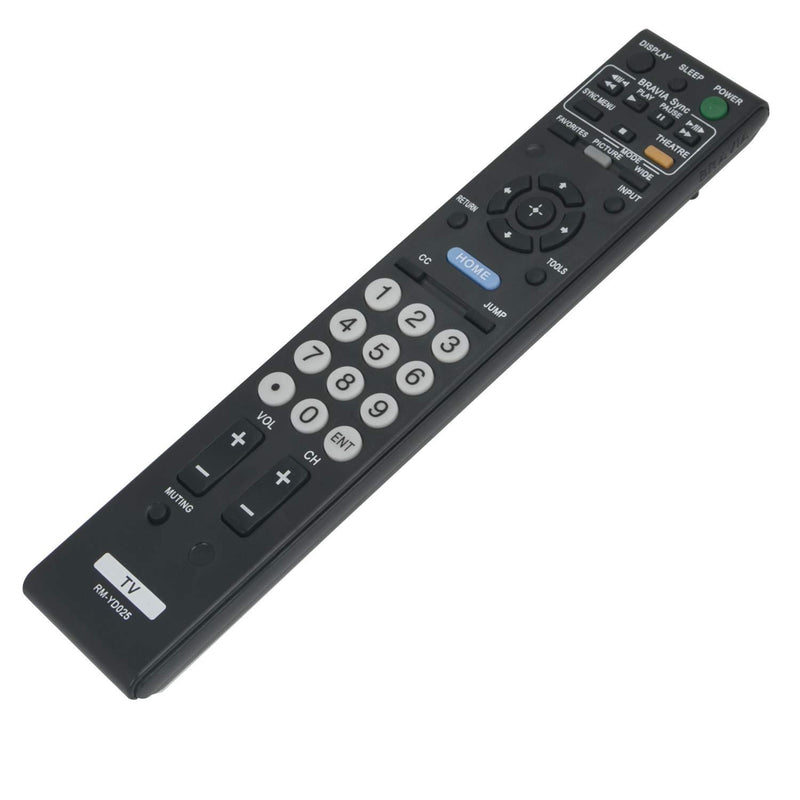 RM-YD025 Replaced Remote fit for Sony TV KDL-46S4100 KDL-40S4100 KDL-52S4100 KDL-22L4000 KDL-40S504 KDL-19M4000 KDL-40S5100 KDL-40SL150 KDL-40V5100 KDL-40VE5 KDL-46S504 KDL-46S5100 KDL-46V5100