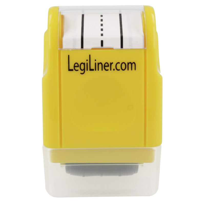 LEGILINER- 1/2" Dashed Handwriting line, Rolling, self-Inking Stamp. Handwriting Practice Tool for Teachers/OT’s/Homeschool/Special Ed, /Kindergarten/1st/2nd Grade Size.