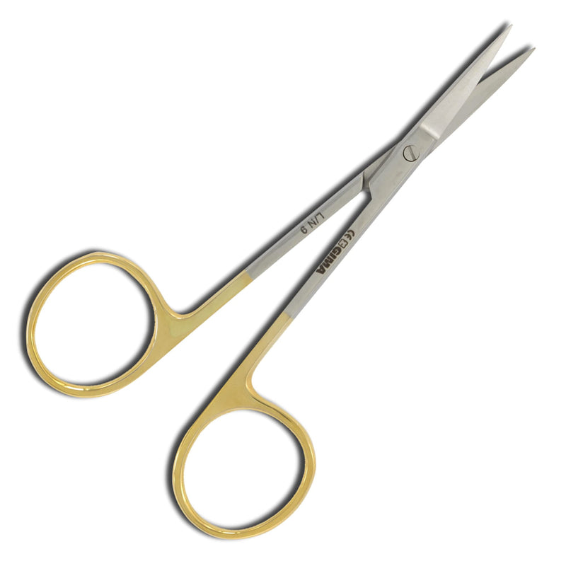 Gima - Iris scissors, straight, 11.5 cm, with strong tips that ensure surgeons high precision, 26526