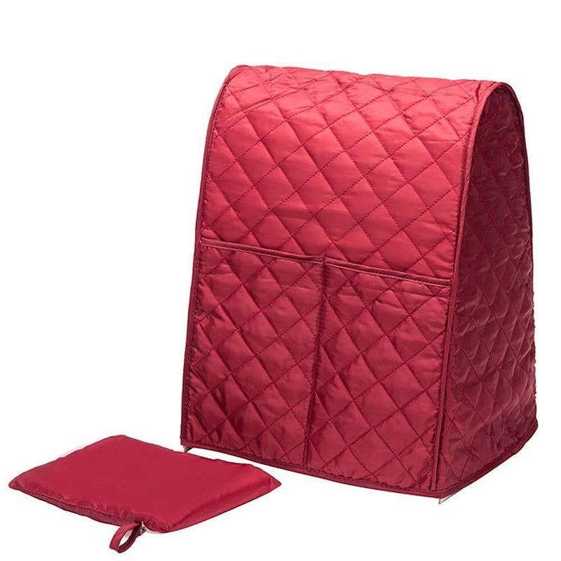 Stand Mixer Dust-proof Cover with Organizer Bag for KitchenAid Mixer to Keep Clean and Safe(Red) Red/4.5-6 Quart