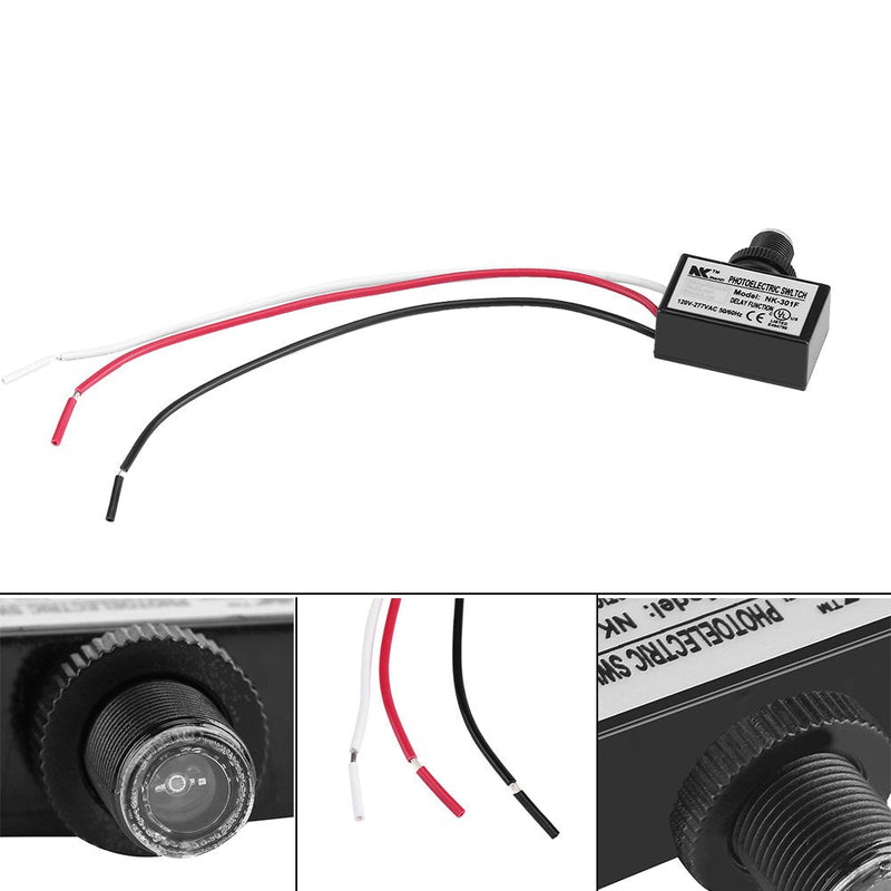 120-277V Dusk to Dawn Sensor Photoelectric Switch Light Photocell Sensor Lighting Switch