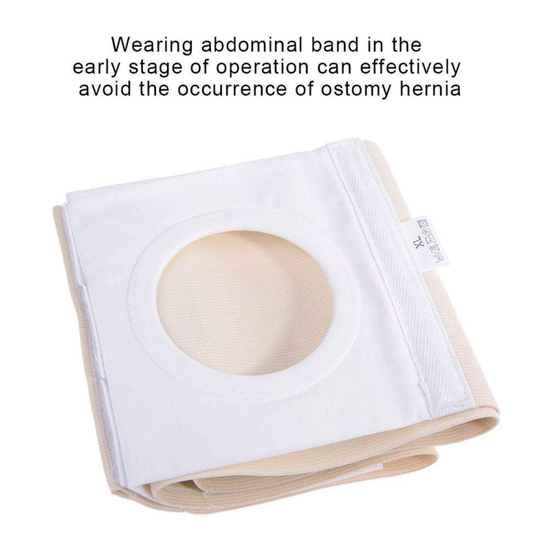 3 Sizes Ostomy Belt, Unisex Ostomy Hernia Support Belt Abdominal Binder Brace Ostomy Hernia Belt Stoma Support Wraps for Prevent Parastomal Hernia Stoma Opening(L) L