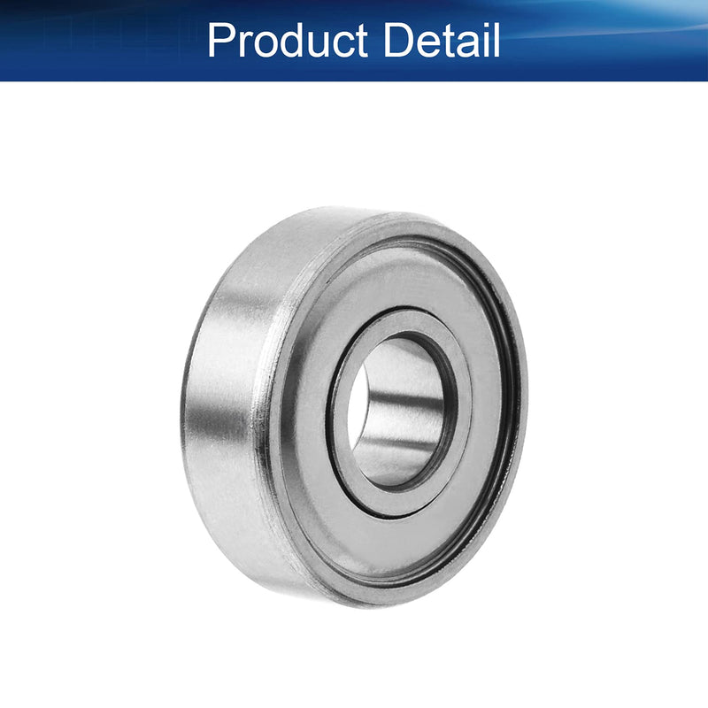 Bettomshin 1Pcs S607ZZ Deep Groove Ball Bearing 7x19x6mm Double Sealed Stainless Steel P0 Z1 Deep Groove Rolling Bearings 1