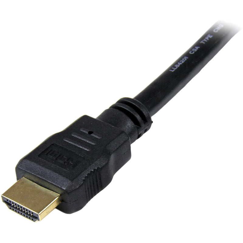 StarTech.com 12ft (3.7m) HDMI Cable - 4K High Speed HDMI Cable with Ethernet - UHD 4K 30Hz Video - HDMI 1.4 Cable - Ultra HD HDMI Monitors, Projectors, TVs & Displays - Black HDMI Cord - M/M (HDMM12) 12 ft / 3.5m