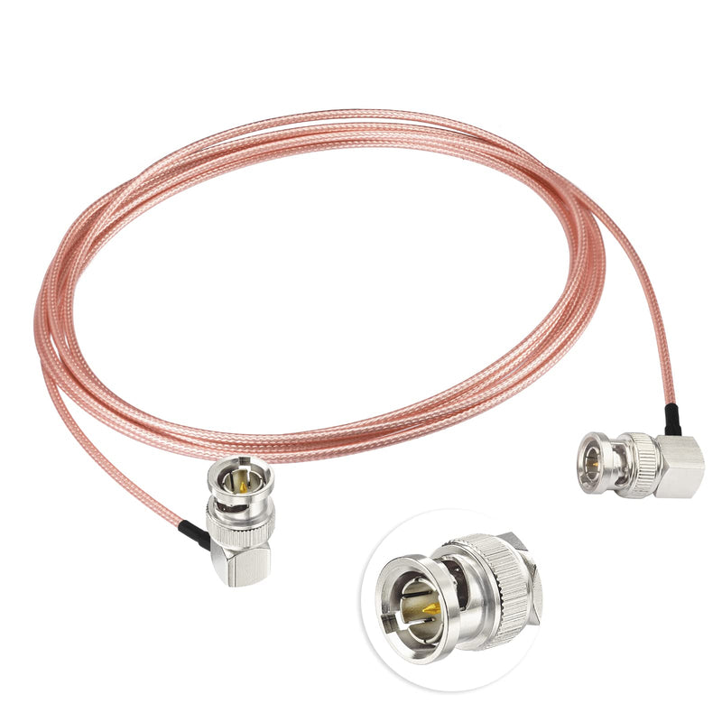Superbat 3G/HD SDI Cable BNC Cable(10ft 75ohm) for Cameras Converter Video Equipment?Supports HD-SDI/3G-SDI/4K/8K?SDI Video Cable (Both Right Angle,1Pcs) 300cm Both Right Angle