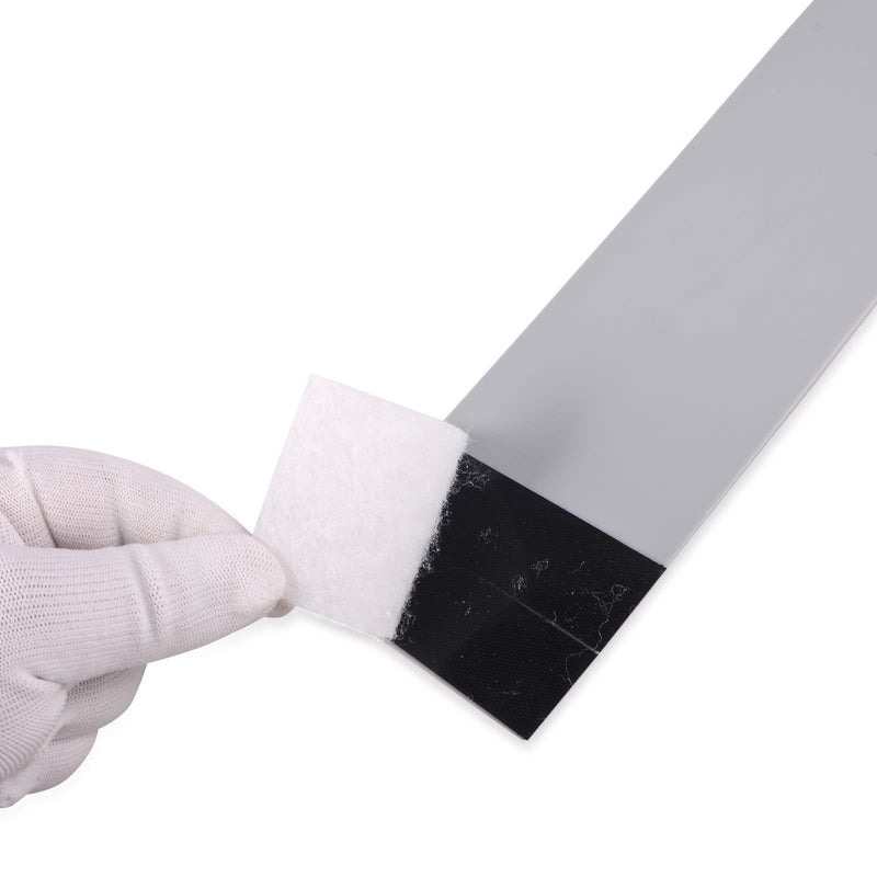 GOMAKE Long Reach Handle Window Tint Squeegee with Scrubber,Include 2 Extra Scouring Cloth, for Auto Film Installing, Car Interior Windshield Wipers, Cleaning Brushes and Glass Clean Washer Tool W70t