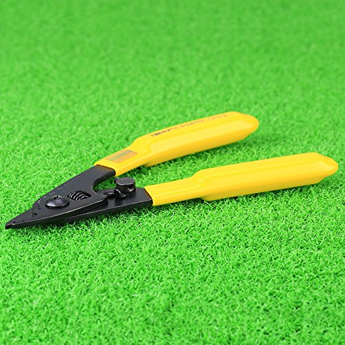 Optic Fiber Cable Cutter Stripper Scissors for Fiber Optic Kevlar Shears with Double Hole Pliers