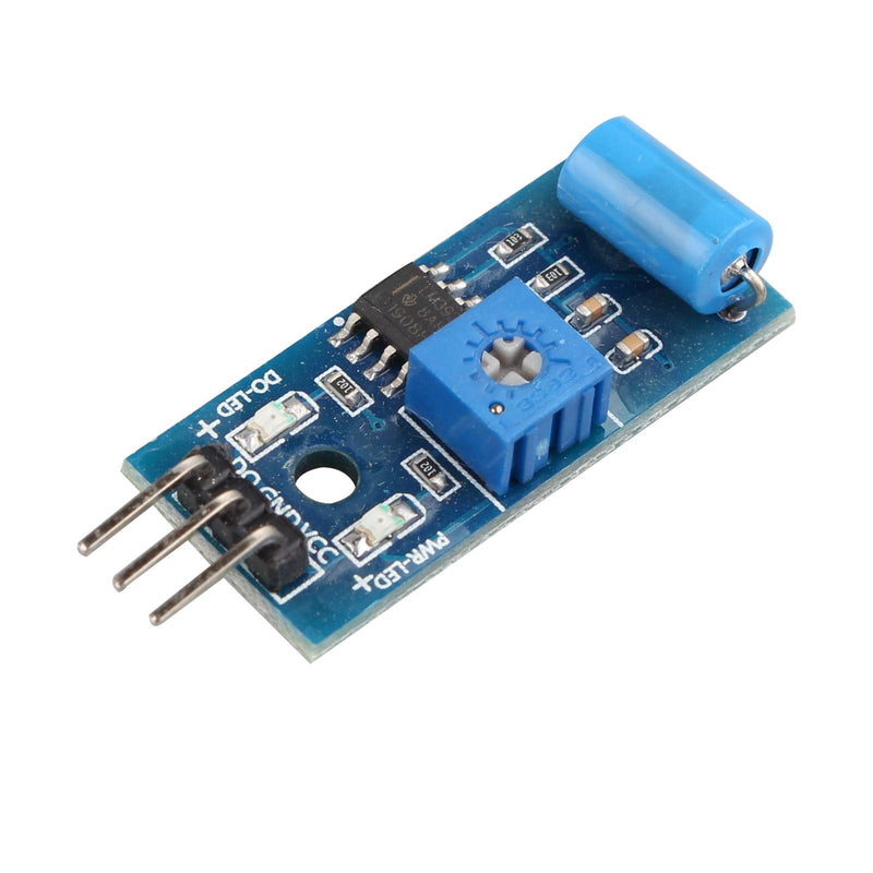 HALJIA SW-420 Vibration Sensor Module, Alarm Sensor Module, Vibration Switch Module Motion Sensor Module Compatible with Arduino Raspberry Pi, Normally Closed