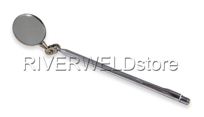 Adjustable Telescopic Inspection Mirror Swivel Arm Pocket Clip Tools Retractable Handle 360 Swivel