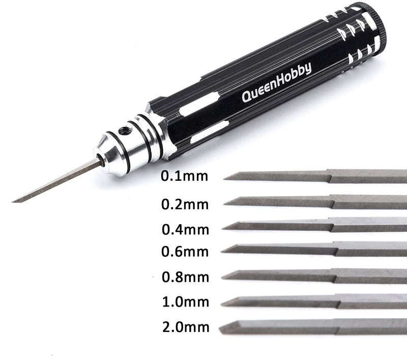 YoungRC Prime Model Scriber Resin Carved Scribe Line Hobby Cutting Tool For Gundam Model Chisel 7 Blades 0.1/0.2/0.4/0.6/0.8/1.0/2.0mm