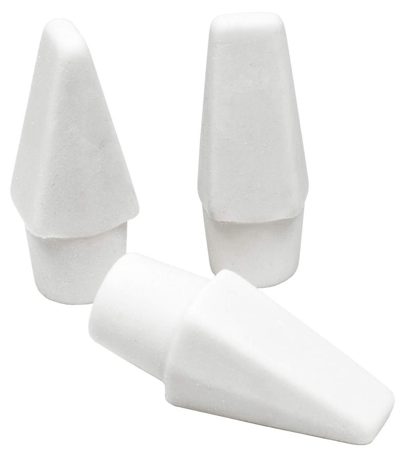 Maped Helix USA Helix Professional Pencil Cap Latex Free Oversized Erasers 10ct (37360), White