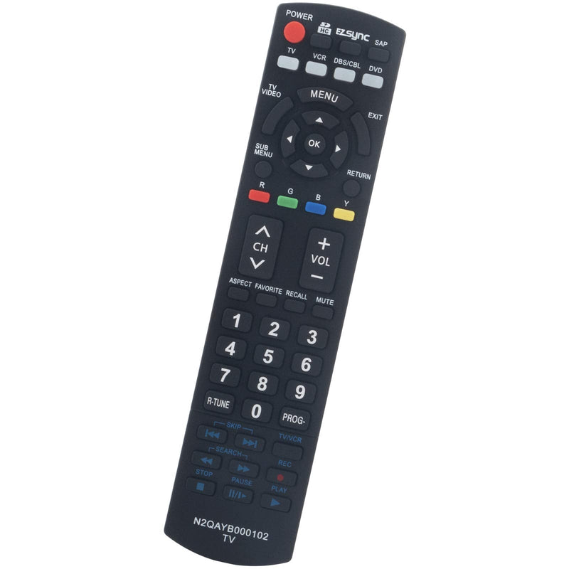 N2QAYB000102 Replace Remote Control fit for Panasonic TC-32LX70 TC-32LX70N TH-42PC77U TH-42PE77U TH-50PC77U TH-50PE700U PT-56LCZ7 TH-58PZ700U sub N2QAYB000221 N2QAYB000100 N2QAYB000103 RTN2QAYB000102