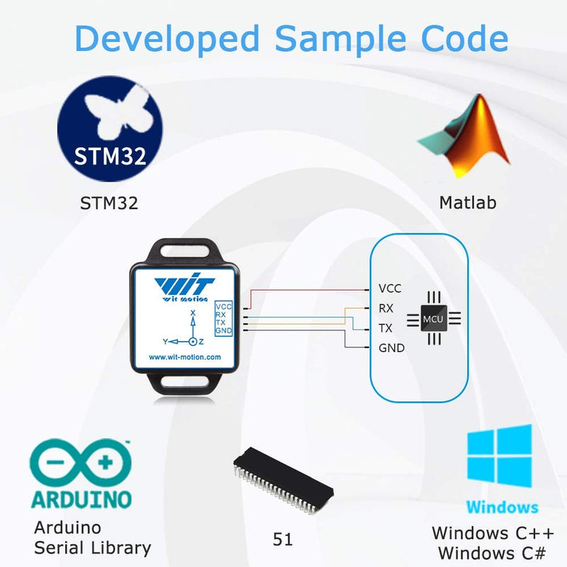 ã€WT901C-232 9-Axis Vibration Inclinometerã€‘High-Stability Acceleration+Gyro+Angle (XY 0.05Â° Accuracy)+Digital Compass, Triaxial MPU9250 Gyroscope Sensorã€Kalman Filteringã€‘for Arduino, Raspberry Pi