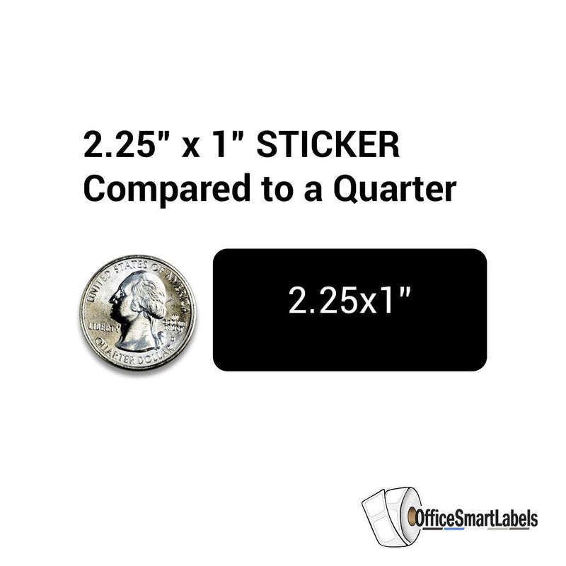 300 Labels - Past Due Stickers for Billing, Collections, Final Notices & Accounting (2.25 x 1 inch, Yellow, 1 Roll) Past Due (2.25 X 1)