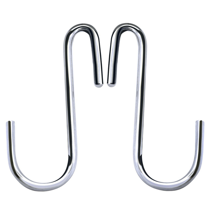 30 Pack Dreecy S Shaped Hooks ,Heavy Duty Hangers ,S Stainless Steel Hooks for Hanging Kitchenware Spoons Pans Pots Utensils Bags Towels Clothes Tools Plants （Silver）