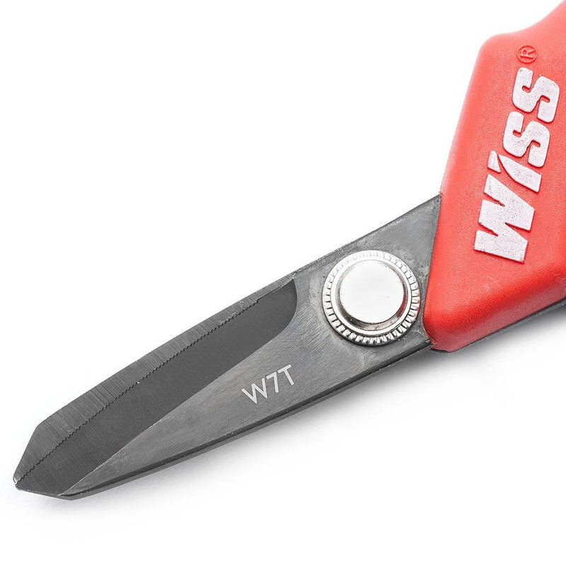 Crescent Wiss 7" Titanium Coated Utility Shears - W7T , Black