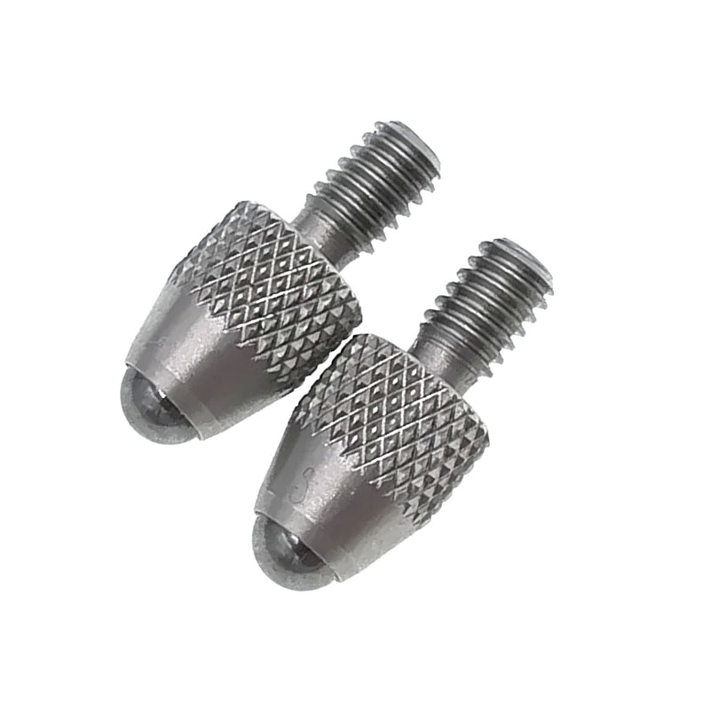 SUXING Ball Contact Points for Dial Indicators #4-48 Thread Shank (Carbide Ball) Carbide Ball