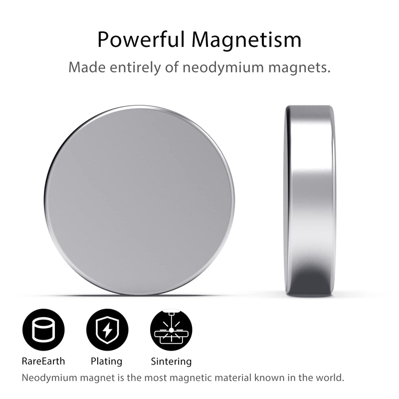 THCMagorilla Strong Neodymium Magnets, Rare Earth Magnets for Crafts, Heavy Duty Magnets, Round Magnets, Small Magnets, 0.47 x 0.12 Inch, 50 PCS
