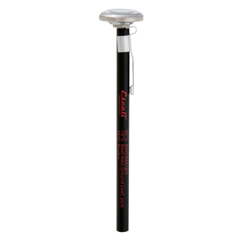 Escali AH2 NSF Certified Commercial Instant Read Small Dial Thermometer, Protective Sheath, Silver