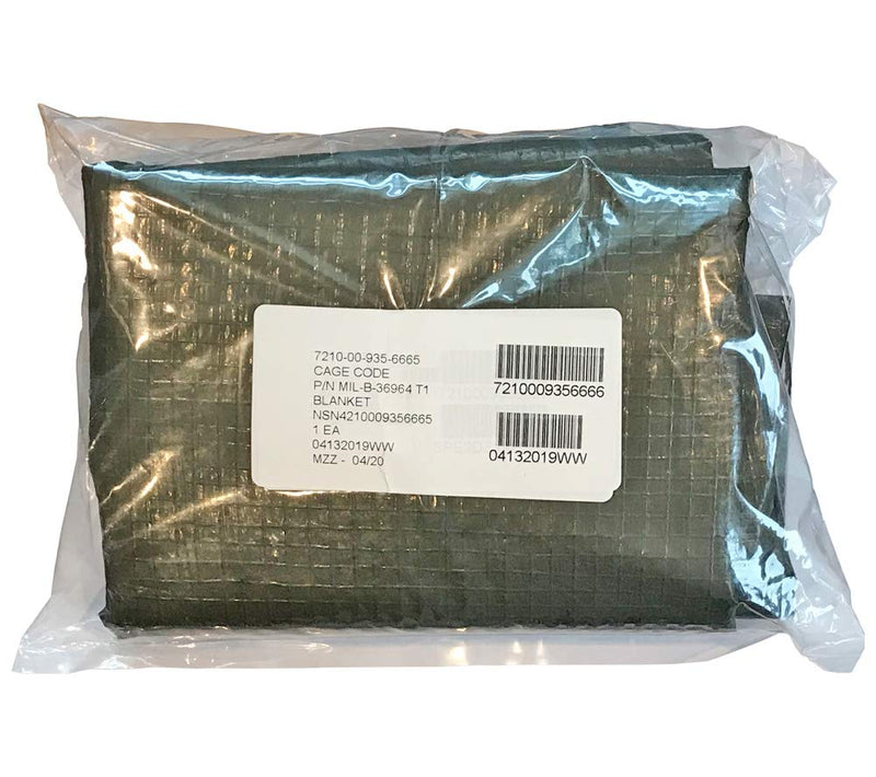 5col Survival Supply Casualty Blanket, MIL-B-36964 Type 1, Olive Drab