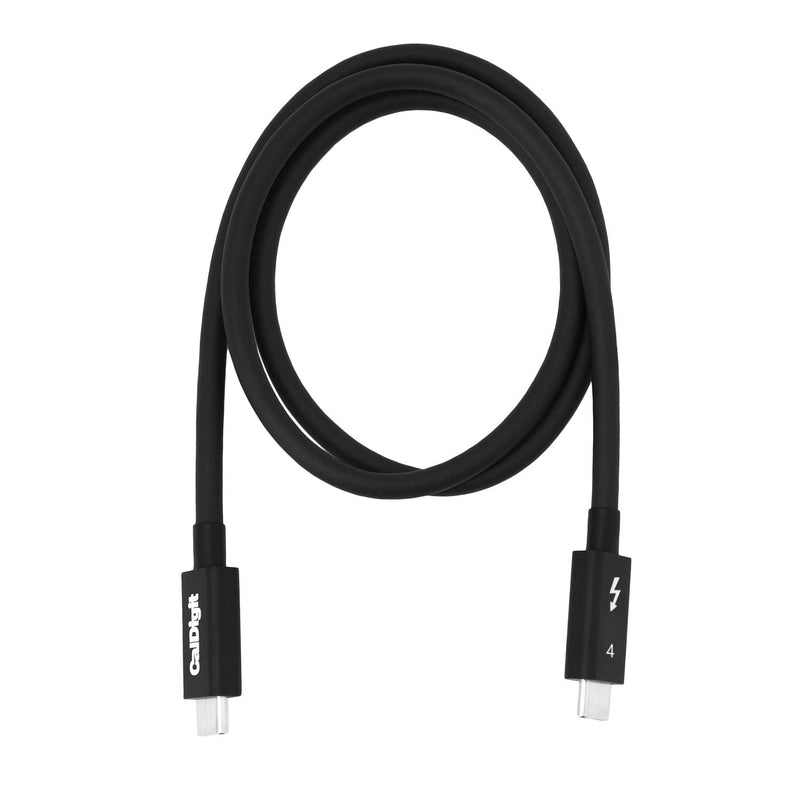 [Intel Certified] CalDigit Thunderbolt 4 Cable - 40Gbps 100W Charging, Compatible with Thunderbolt 3 & USB-C, 2016+ MacBook Pro, Air, 2020+ M1 (1 Meter 3.28 feet, Thunderbolt 4 / USB 4 Cable) 1 Meter 3.28 Feet, Thunderbolt 4 / USB 4 Cable